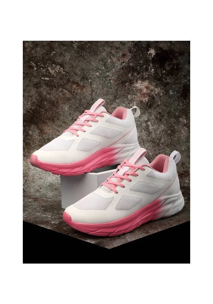 Bacca Bucci White Pink Sprint Mystique High-Performance Athletic Sneakers for Women | Best Price UAE